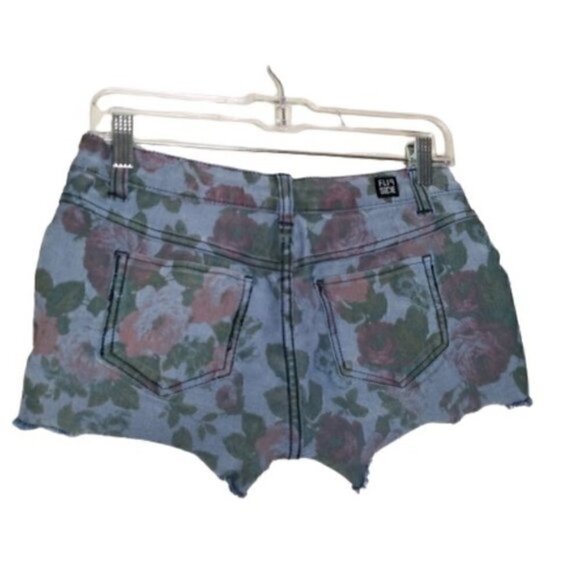 Flip Side Denim Ombre Reversible Distressed - Picture 2 of 5